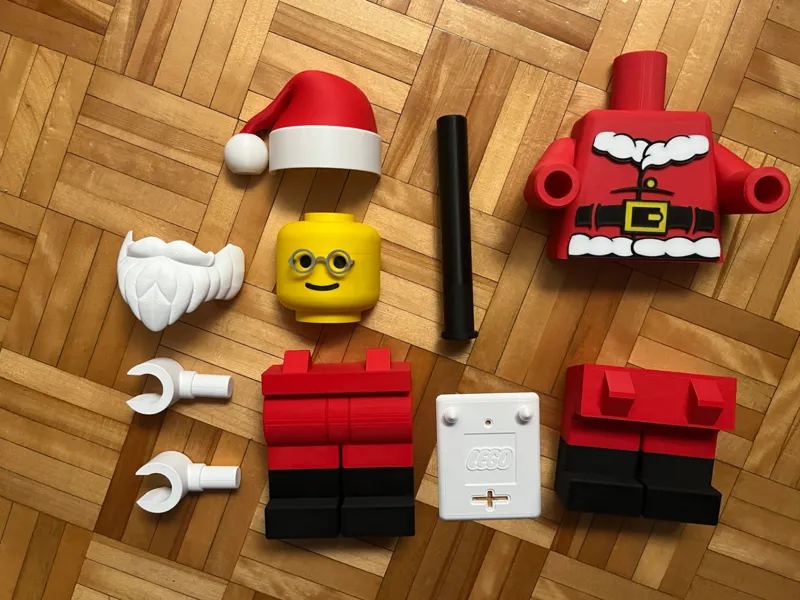 Santa paper holder-Père Noël porte papier cul