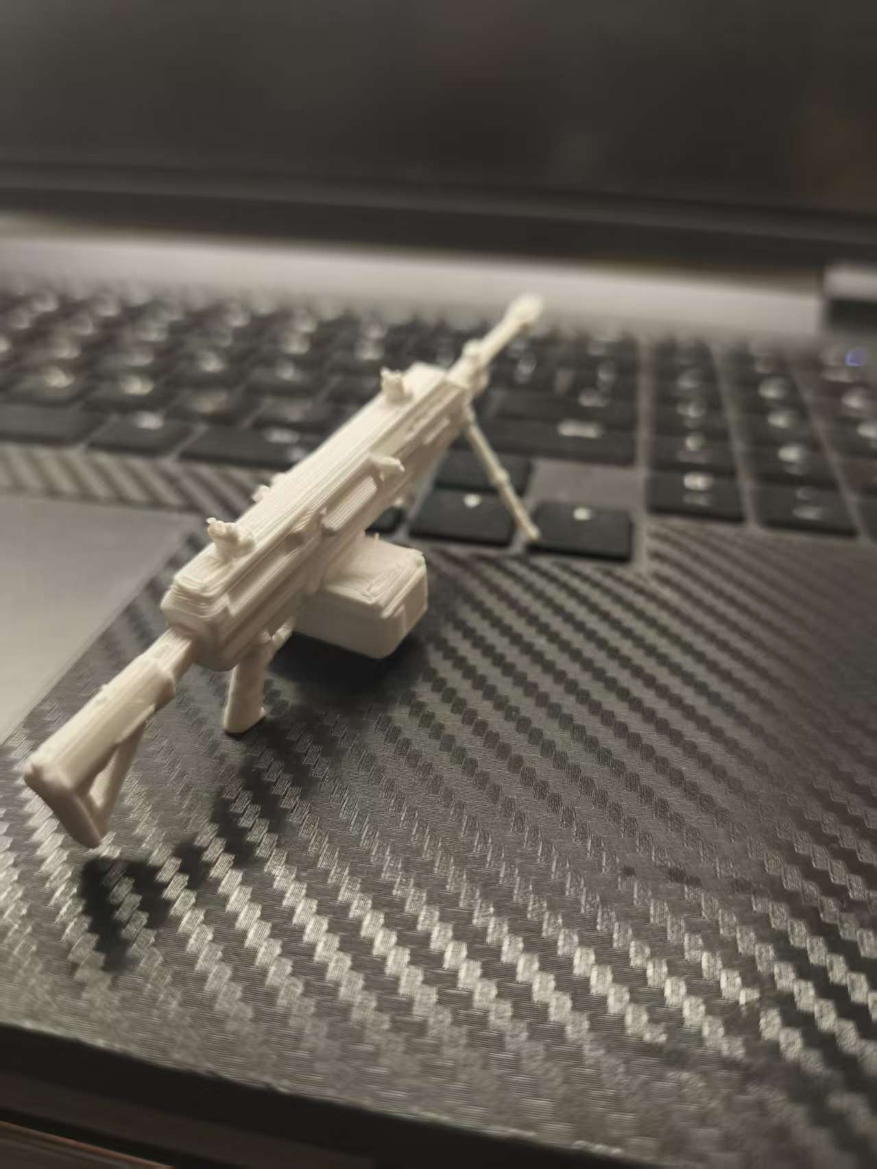 Miniatura 2 do modelo 3D 枪械模型M338轻机枪不可发射
