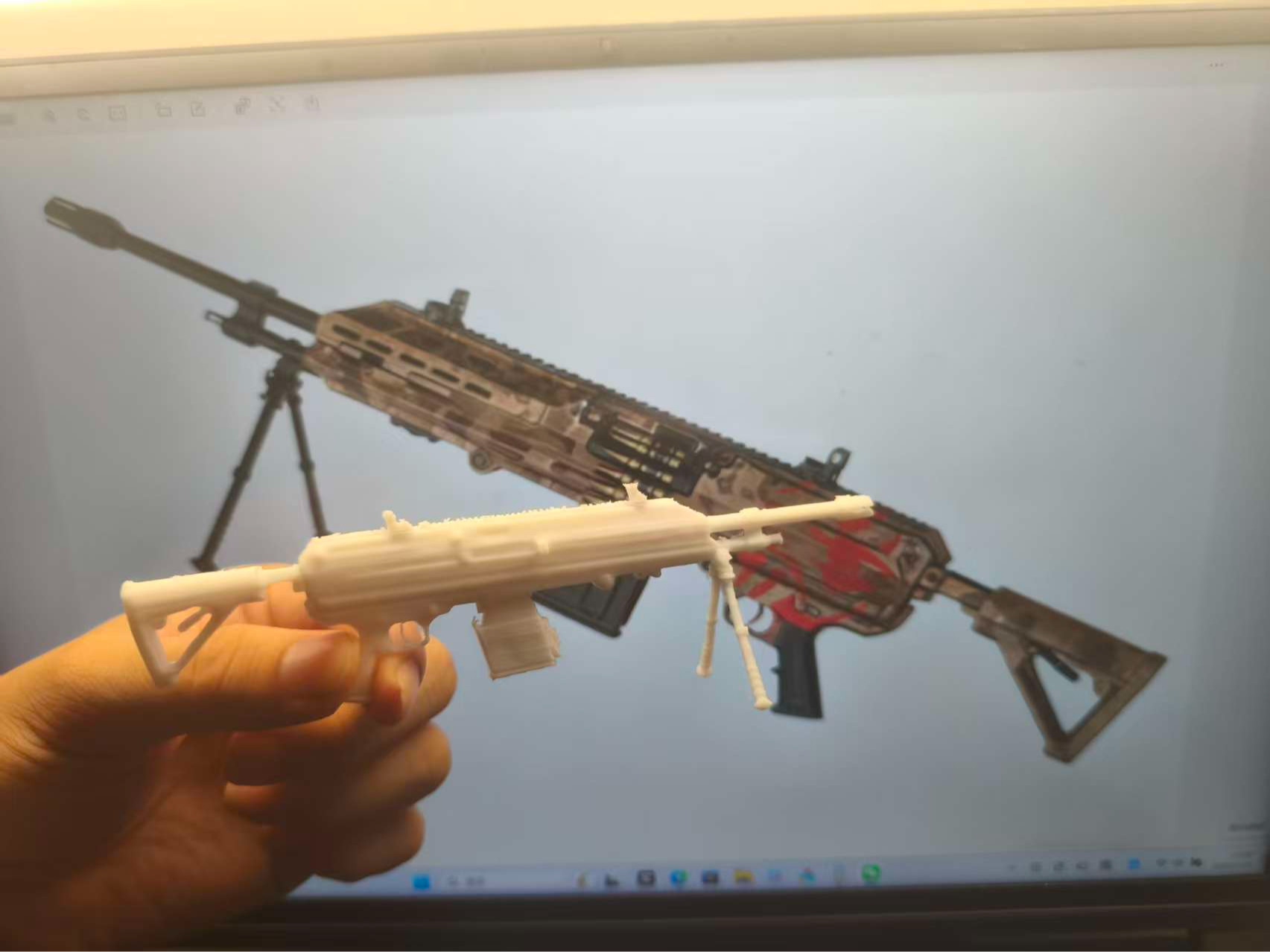 枪械模型M338轻机枪不可发射