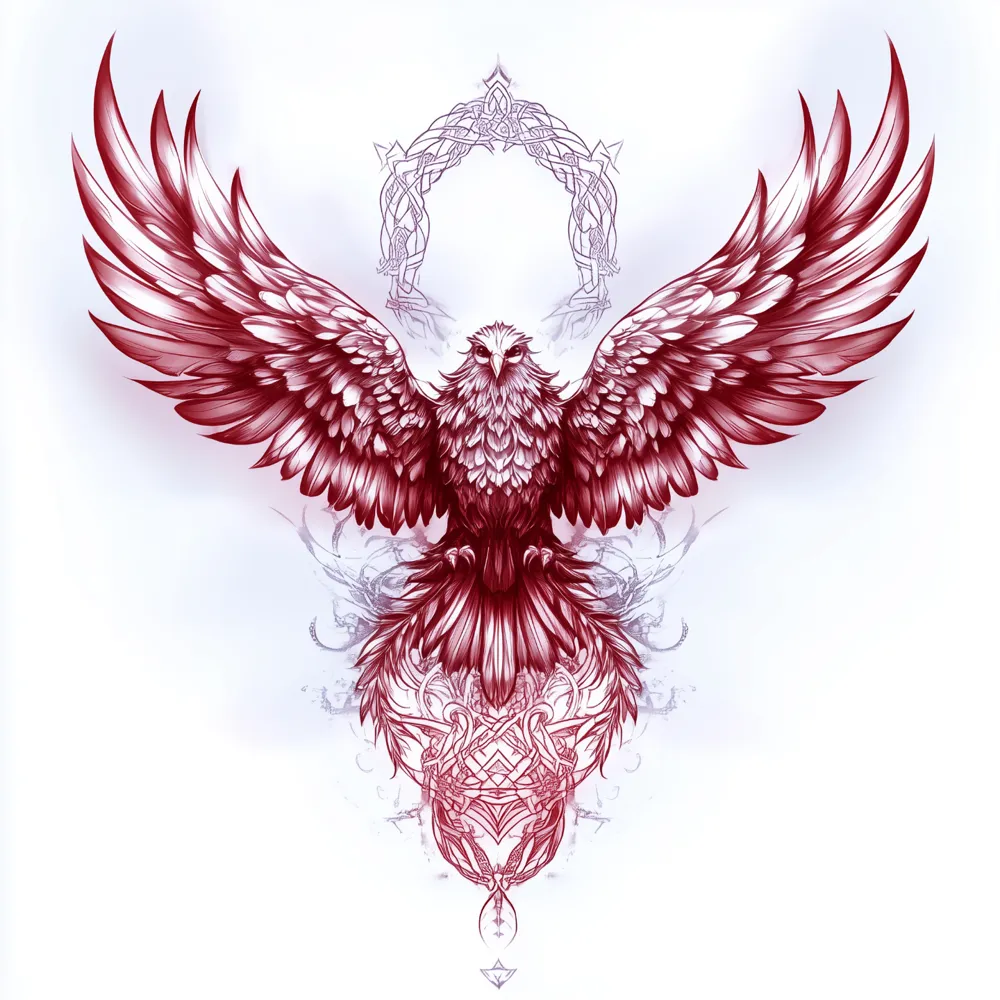 Red Rune Bird by Corp - MakerWorld