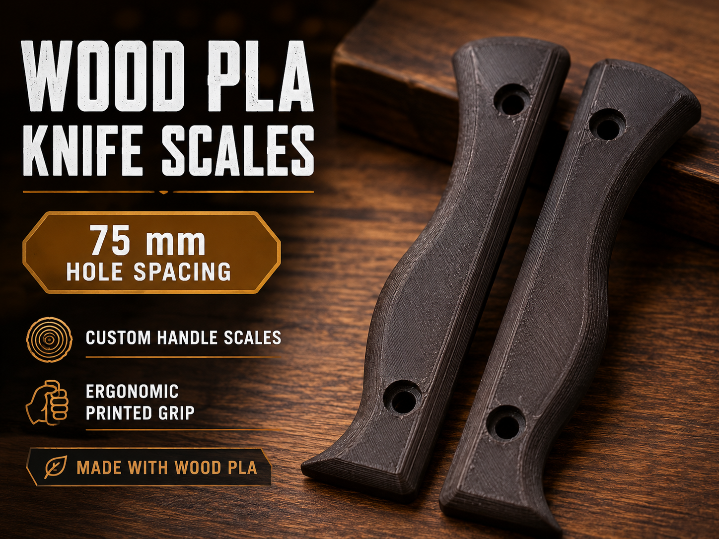 Kitchen Knife handles 3D model
