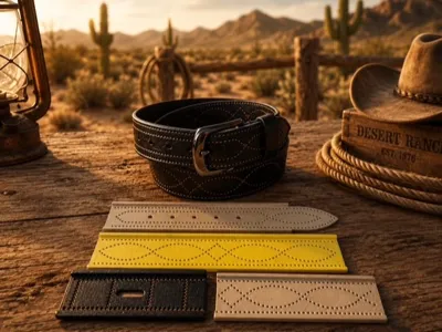 Gunslinger Belt Stitching Template 40mm 