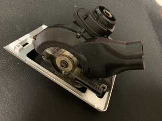 Circular Saw Cover with Dust Hose Adapter