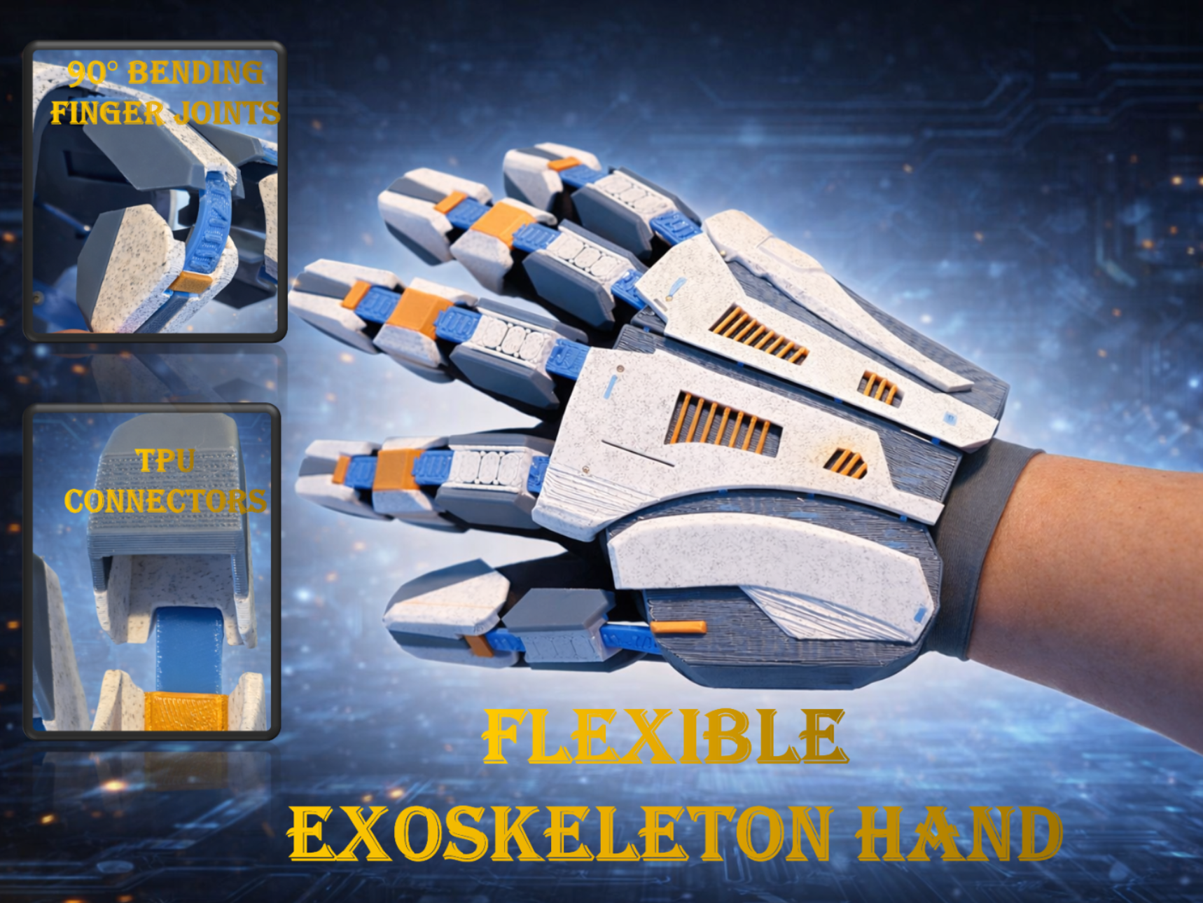 Flexible Exoskeleton Hand – Wearable Hand Armor