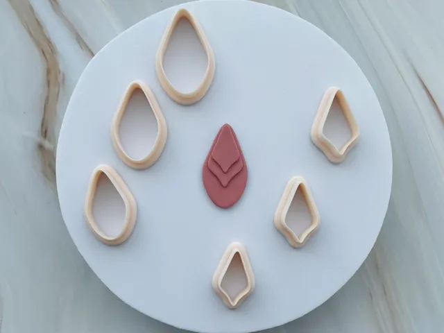 Geometric Polymer Clay Earrings Cutter
