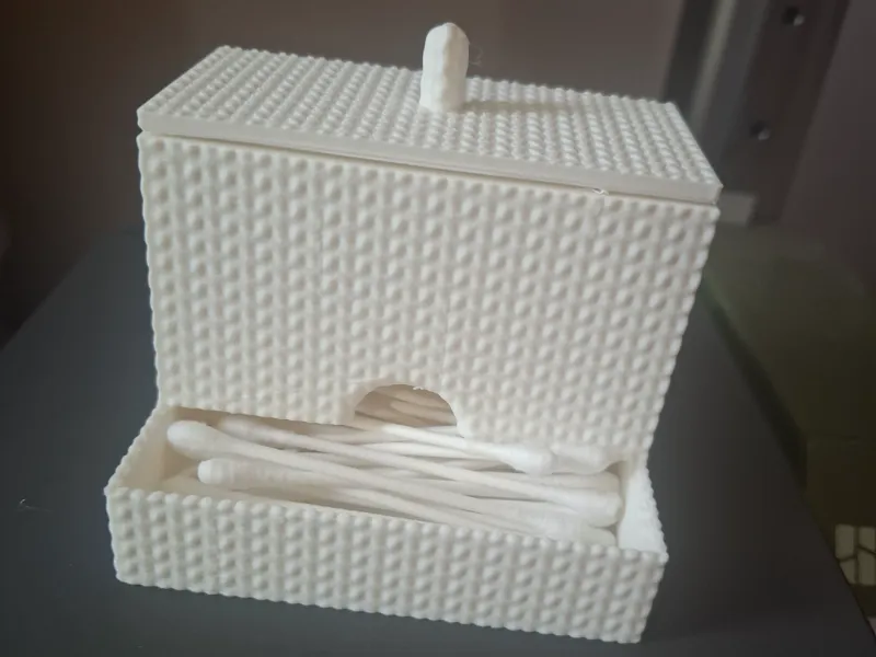 Cotton bud / Q tip bathroom organiser