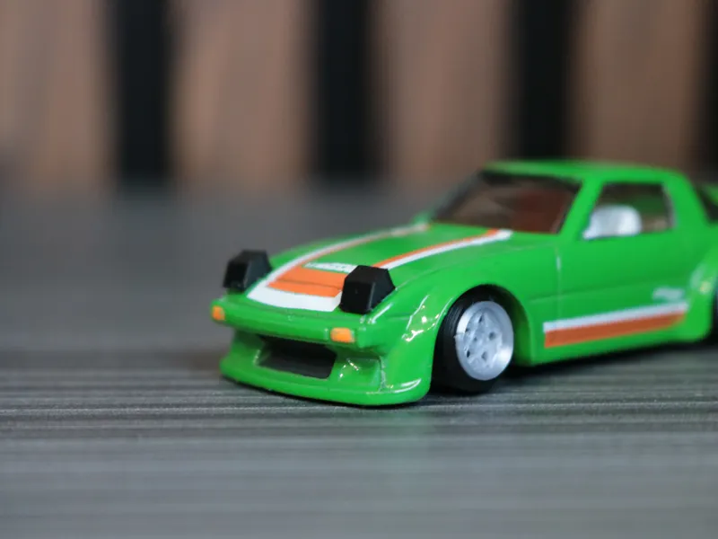 feux avant escamotable mazda rx7 hotwheels 1/64