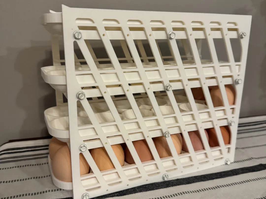 Egg Tray for large eggs - Free 3D Print Model - MakerWorld