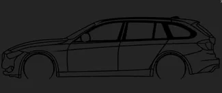 BMW f31 touring Silhouette
