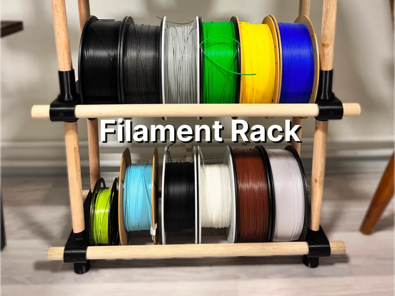 Modular Filament Rack (3D Printed)