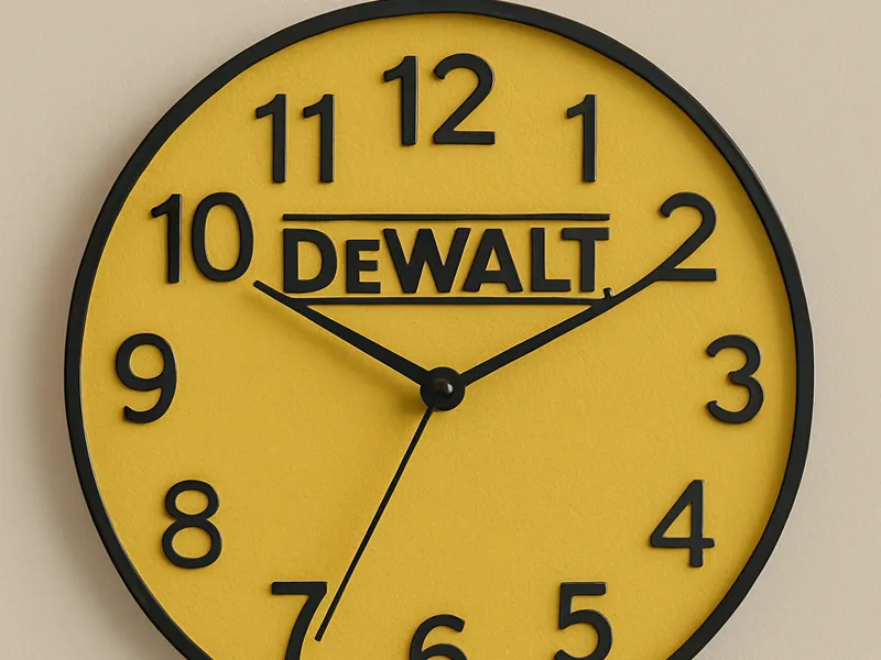 Dewalt Wall Clock