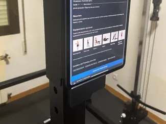 Soporte de Ipad para Rack de gimnasio