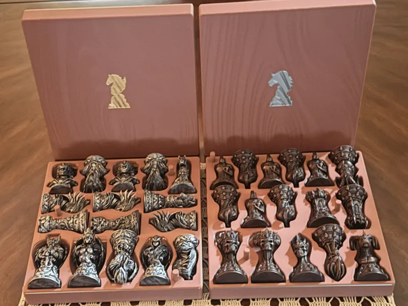 Angels vs Daemons Chess Piece Holders