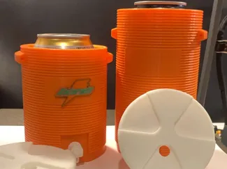 16oz retro can koozie