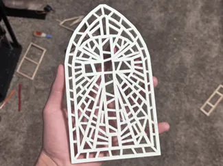Church Glass Stain Window