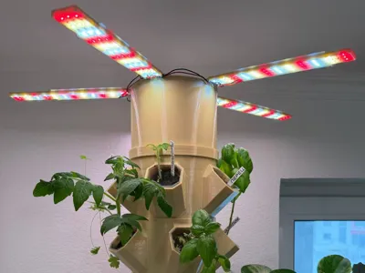 Small hydroponic tower