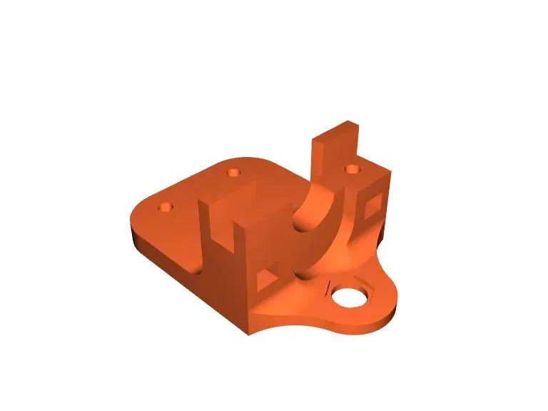 Bộ chuyển đổi đầu phun E3D V6 trên máy in Biqu B1.