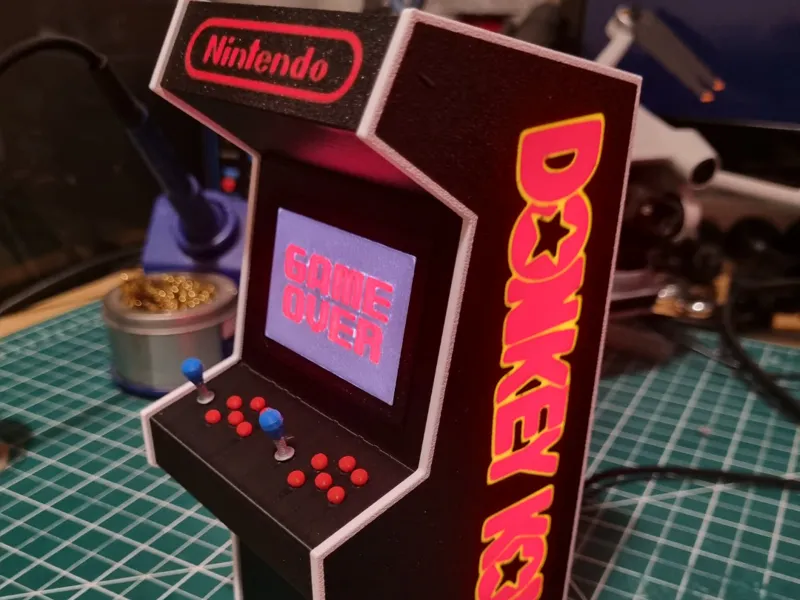 Mini Donkey Kong Themed Arcade – Light Box
