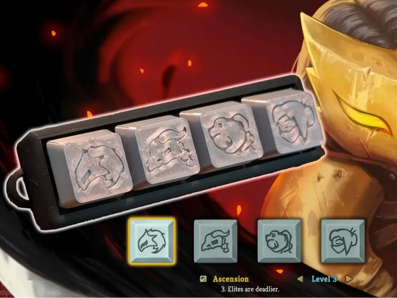 Slay the Spire Character Select Keyboard Fidget