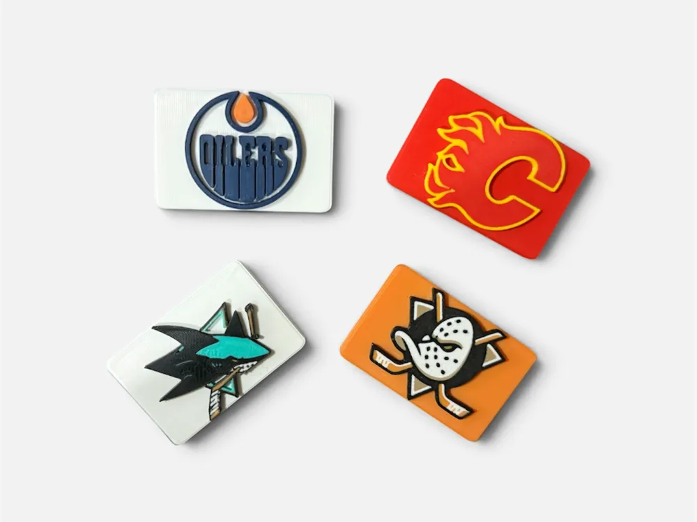 Soporte: NHL - Pacific Division Standings - Magnets. Referencia del modelo original.