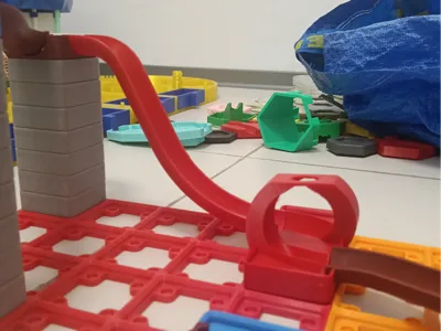 Gridfinity Marble Run Expansion 6: Looping Set