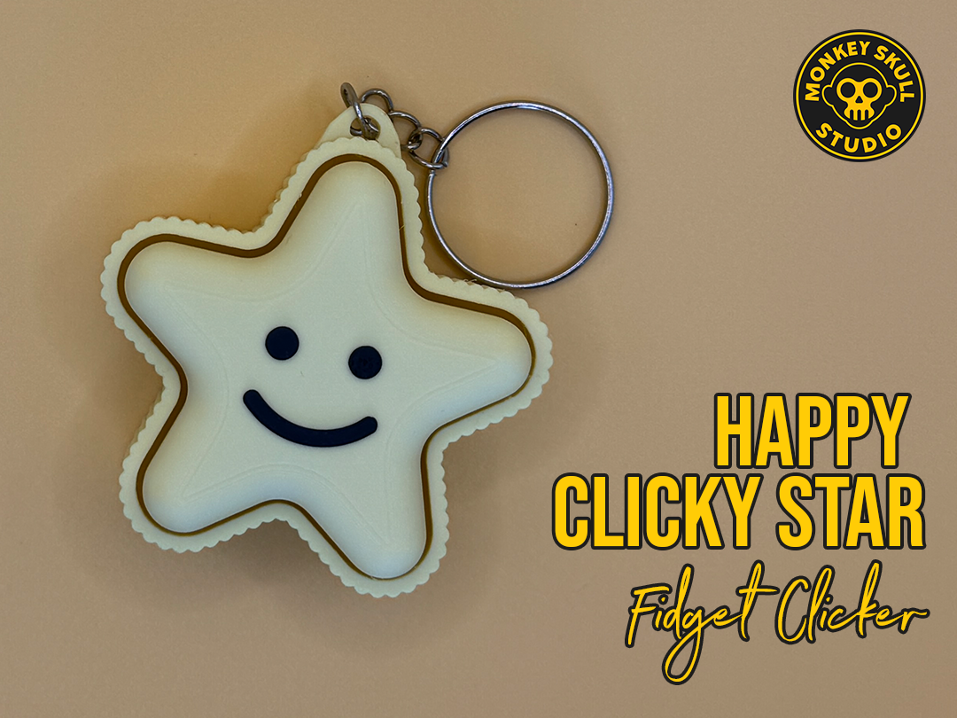 Happy Clicky Star Fidget Clicker