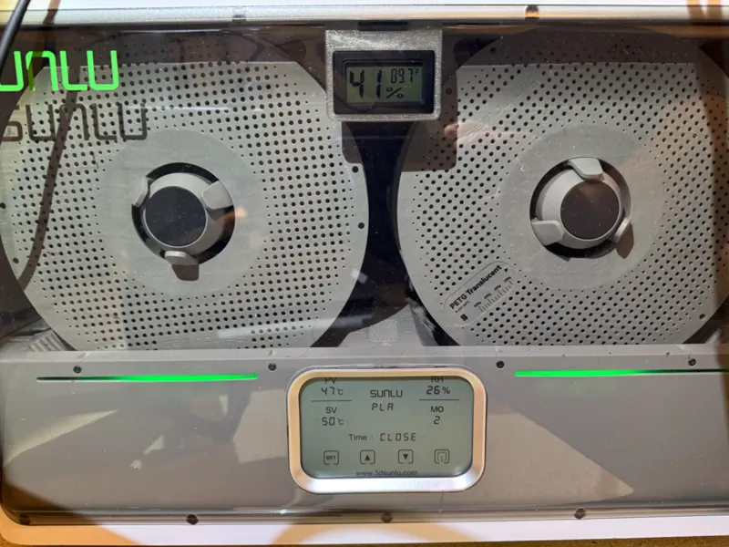 Sunlu S4 Center Mount Rectangular Hygrometer