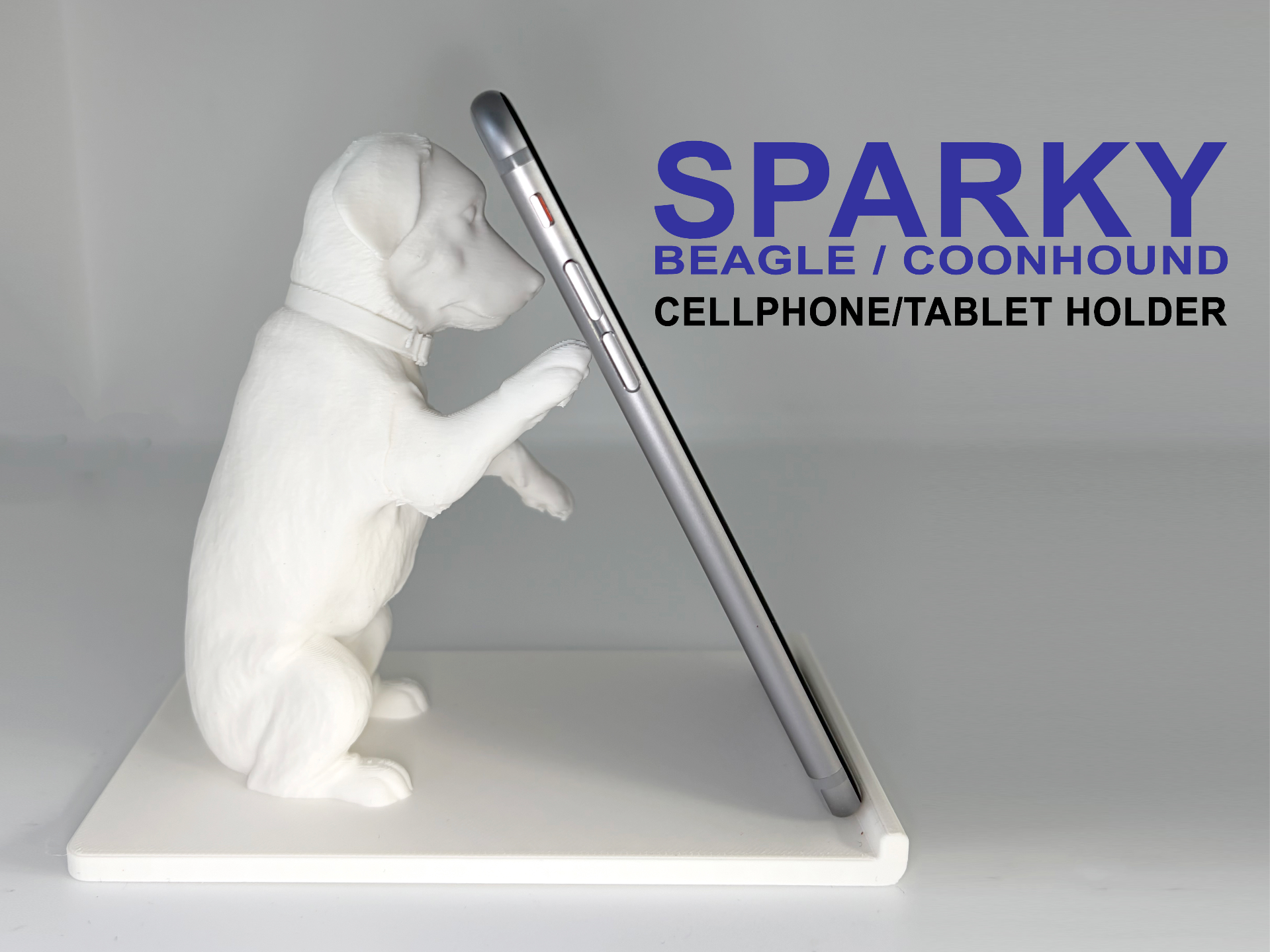 Beagle/Coonhound "Sparky" Cellphone/Tablet Holder