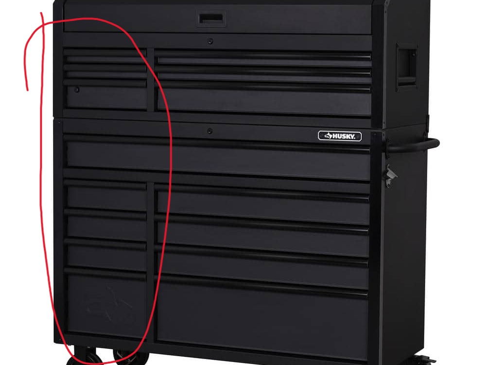 Husky HD 52" Rolling Tool Chest - Small GRIPS