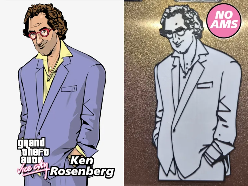 GTA Vice City Ken Rosenberg Lightbox