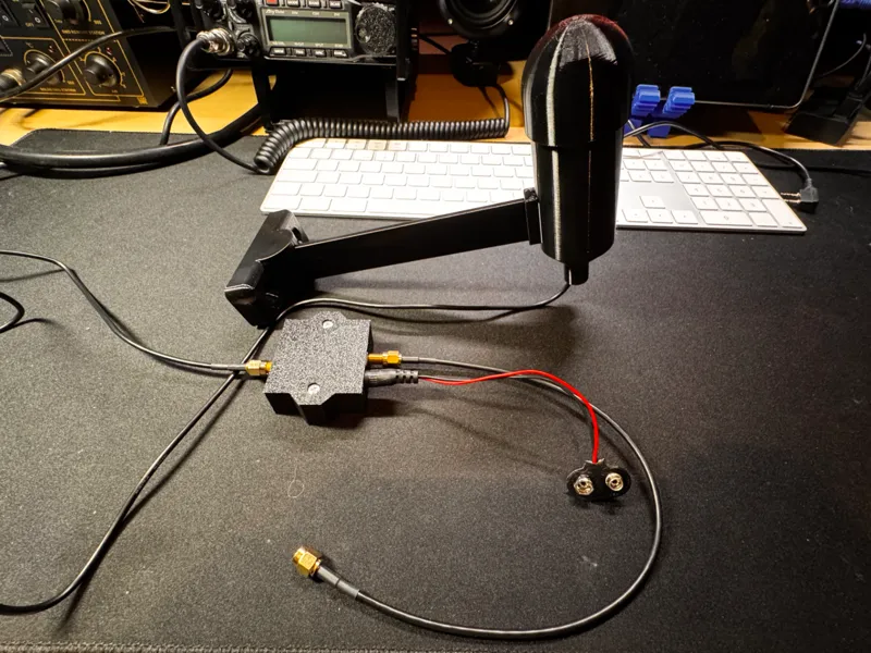 Mini-Whip Antenna Case (with power board)