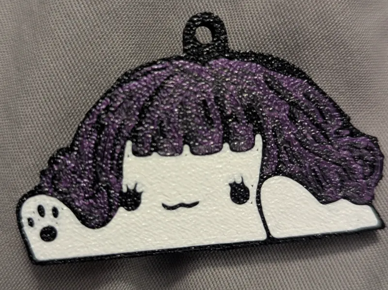 Zoey Bongo Cat Keychain