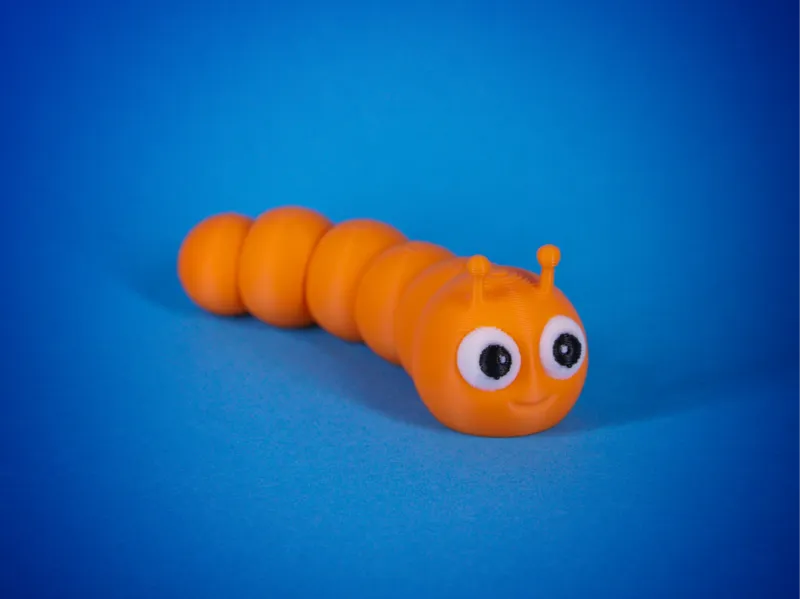 Articulated Caterpillar (Print-in-Place)