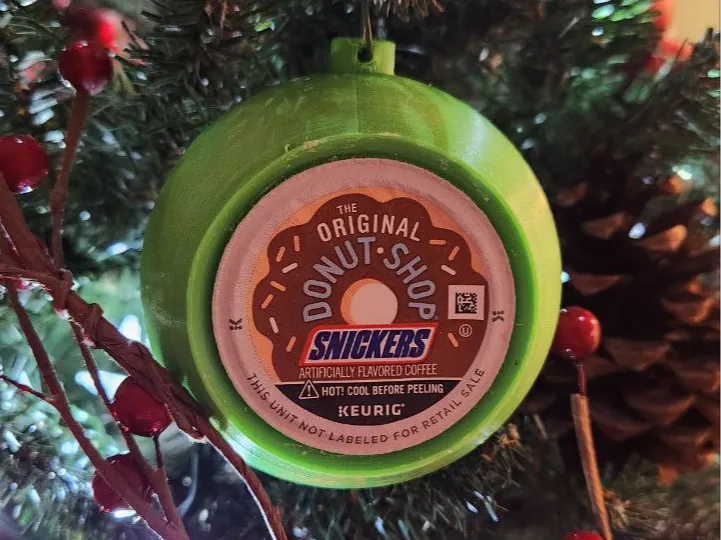 K-Cup Christmas Tree Ornament Bulb