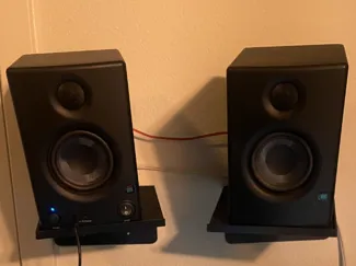 Angled Speaker Shelf, Wall Mounted [V2]