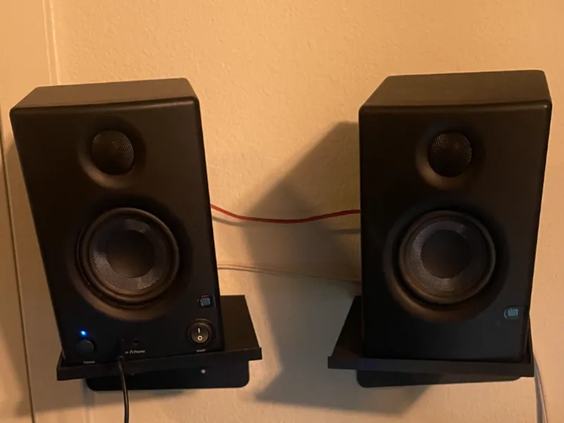 Angled Speaker Shelf, Wall Mounted [V2]