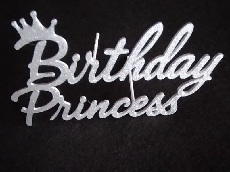 Birthday Princess cake topper