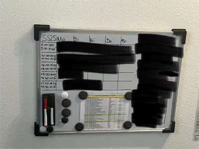 Magnetic Board Holder Wall