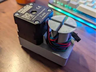 Gridfinity Nema17 stepper motor holder 1x2