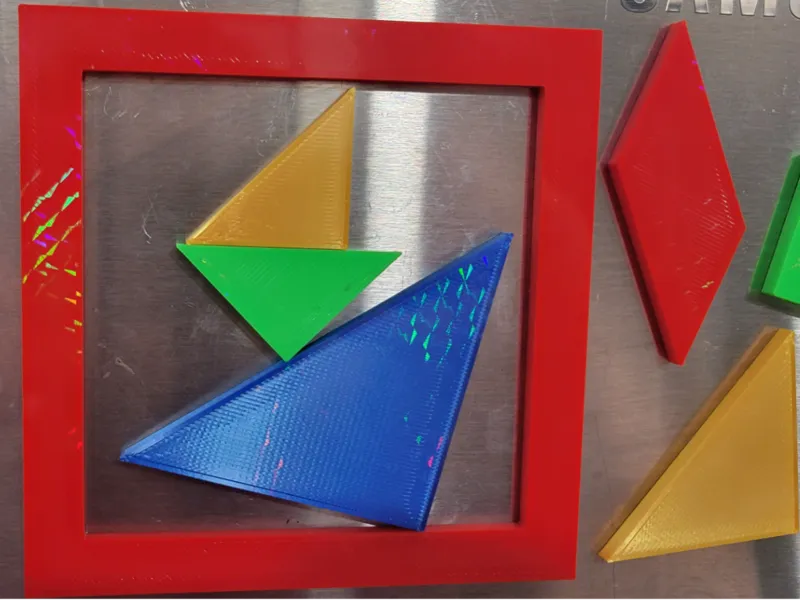 Fridge Magnet Tangrams!