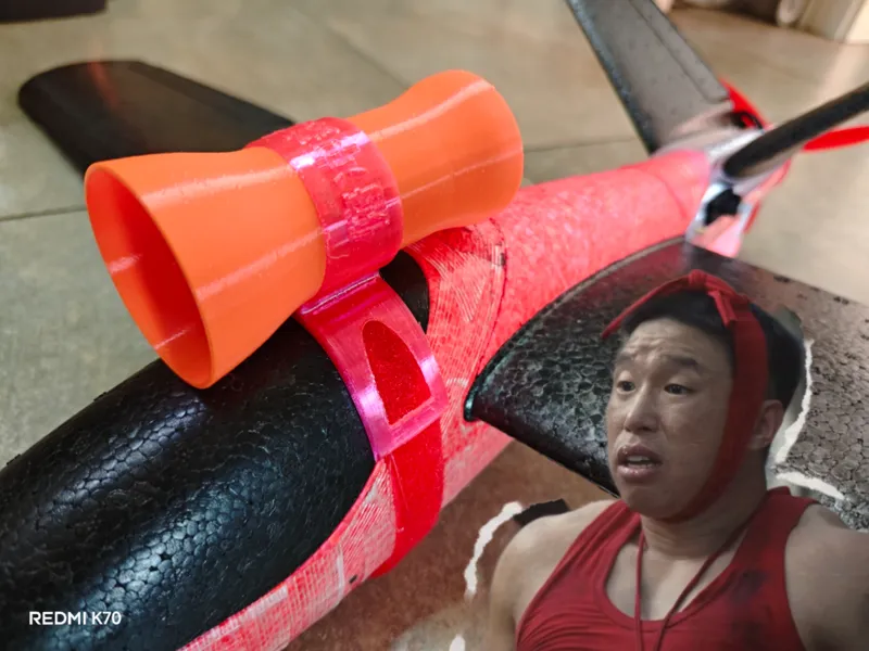 斯图卡俯冲轰炸机，风螺固定支架，“仓鼠fpv”大佬设计的气动报警器，我给设计个支架，绑带固定器！！！