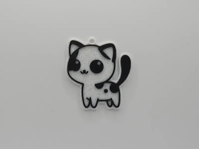 Cute Cat Keychain