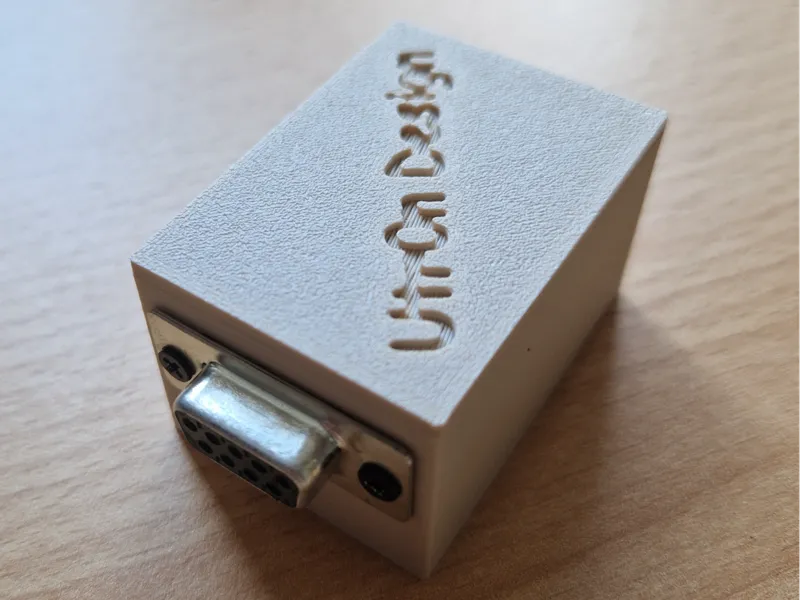 Amiga 500 Arduino Mouse Adapter Box