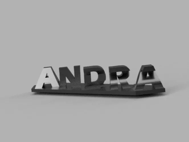 ambigramma alessandra