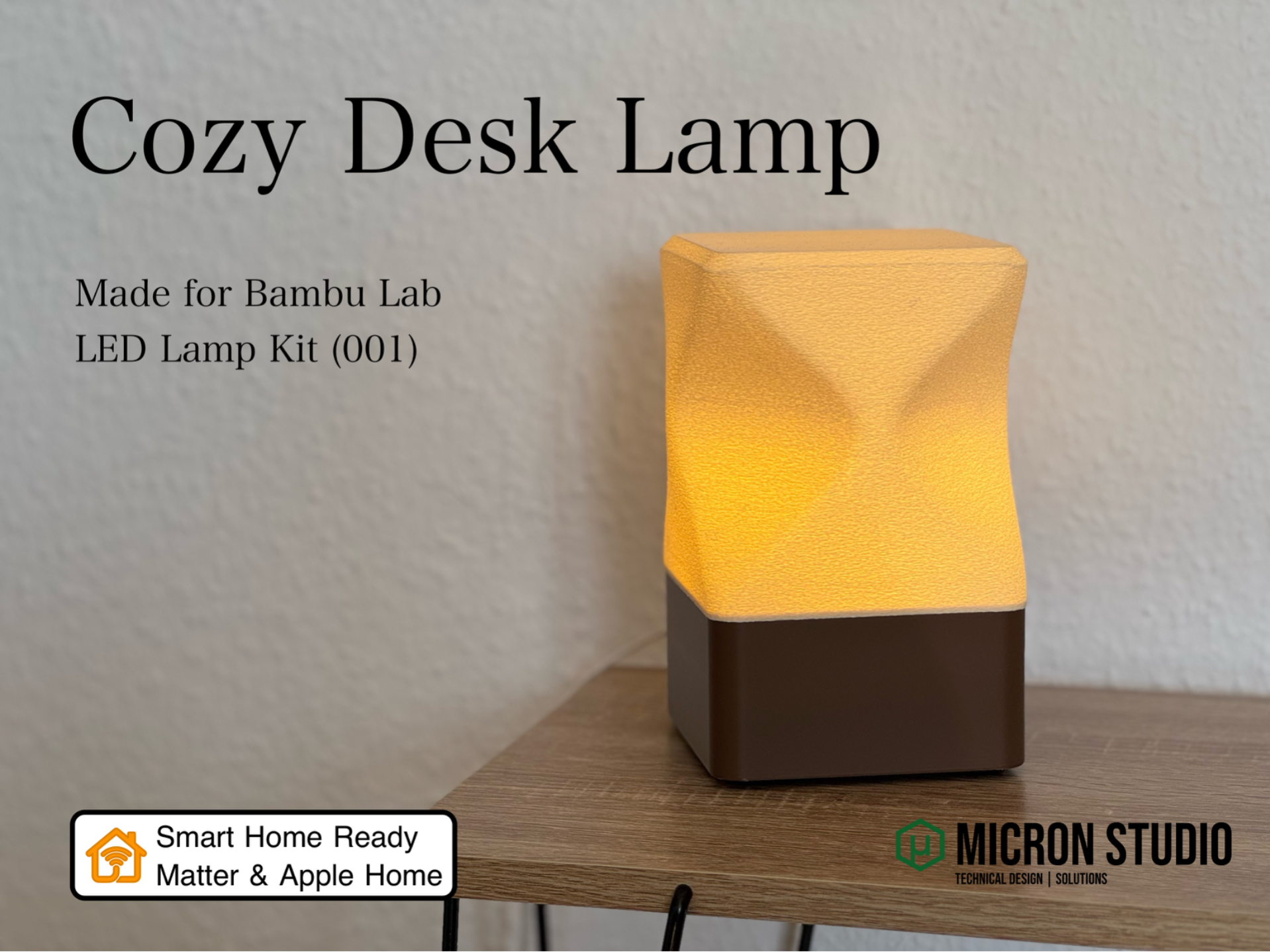 Cozy Desk Lamp - Smart Home 3D model