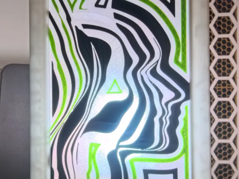 Abstract human being lampshade for TTL