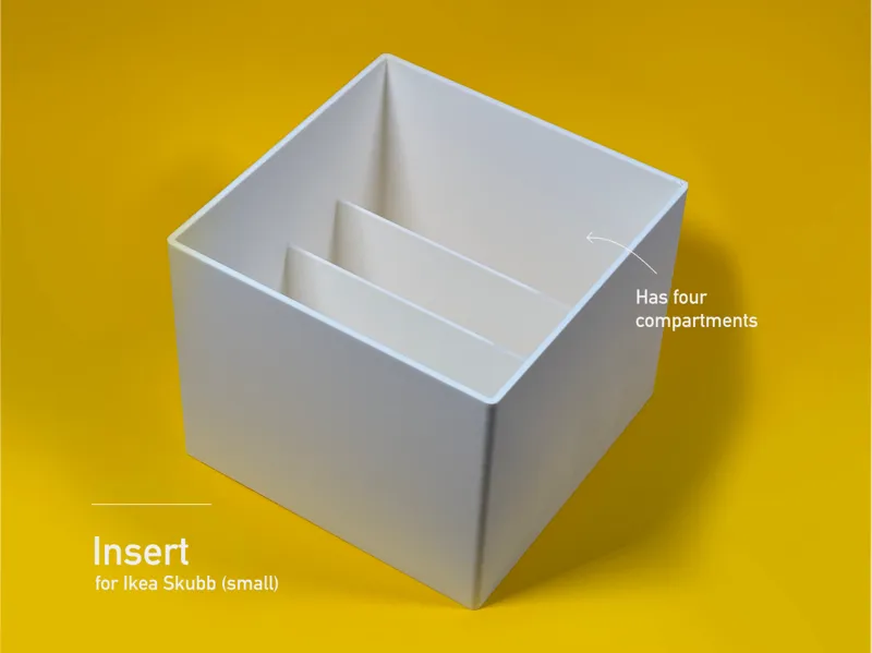 Insert for Ikea SKUBB (small)