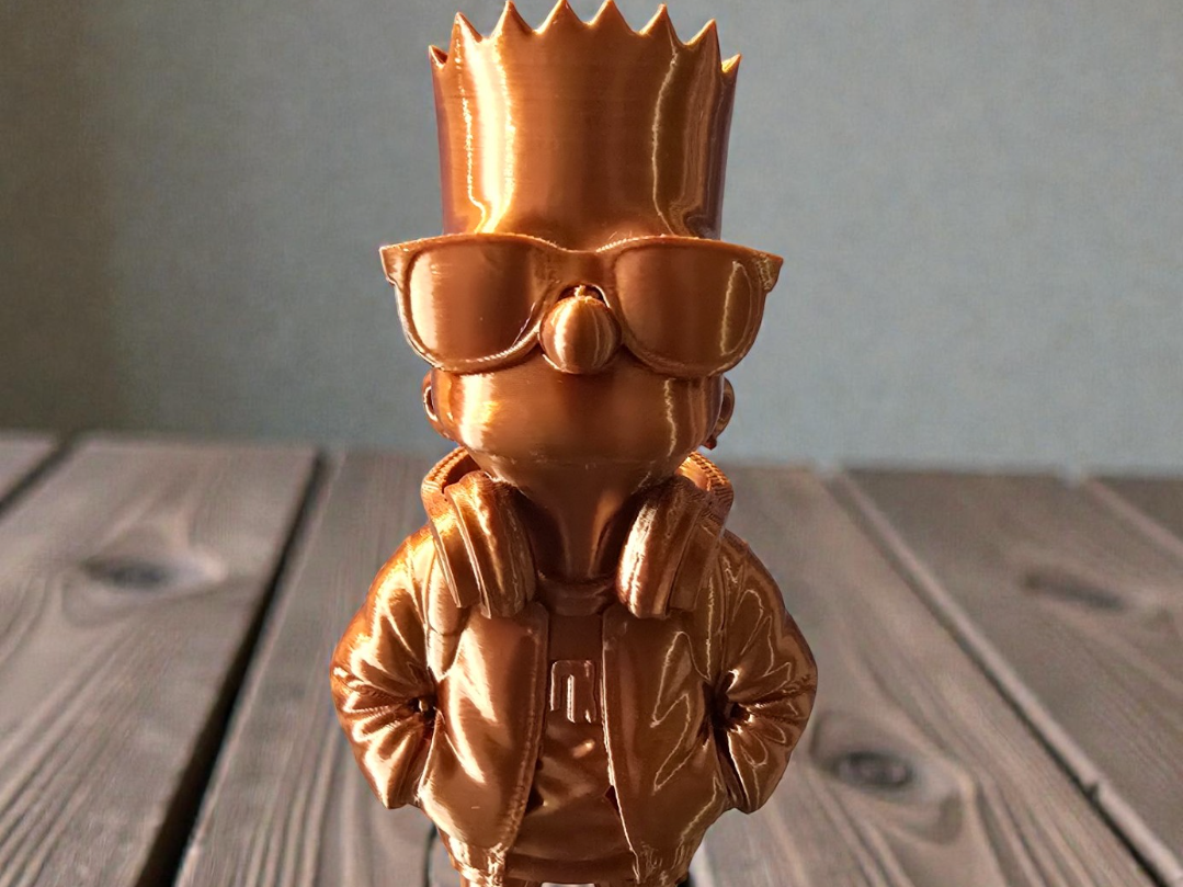 Simpsons inspired Relax chill Bart model