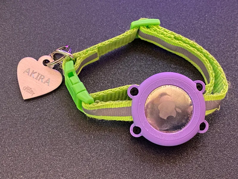 AirTag Adventure Tracker Collar for cats and dogs