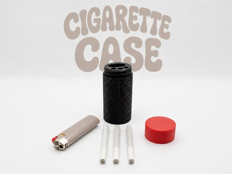 porta cigarro, erva e isqueiro - cigarette case